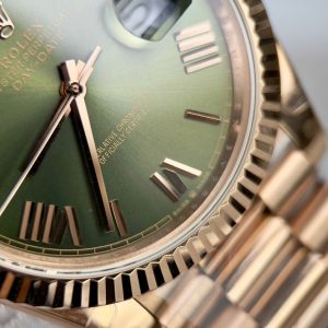 Super Clone Rolex Day-Date Olive Green Dial 228235-0025 40 mm - Image 6