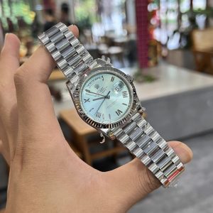 Super Clone Rolex Day-Date Ice Blue Dial 228236-0012 40 mm - Imagen 4