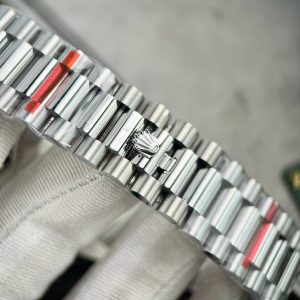 Super Clone Rolex Day-Date Grey Stick Tapestry Dial 228239-0002 40 mm - Image 9