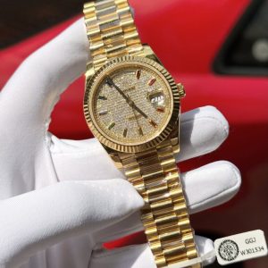 Super Clone Rolex Day-Date Diamond-Paved Dial 128238-0051 36 mm - Image 2