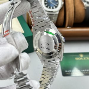 Super Clone Rolex Day-Date Bright Black Diamond Dial 228236-0004 40 mm - Afbeelding 8