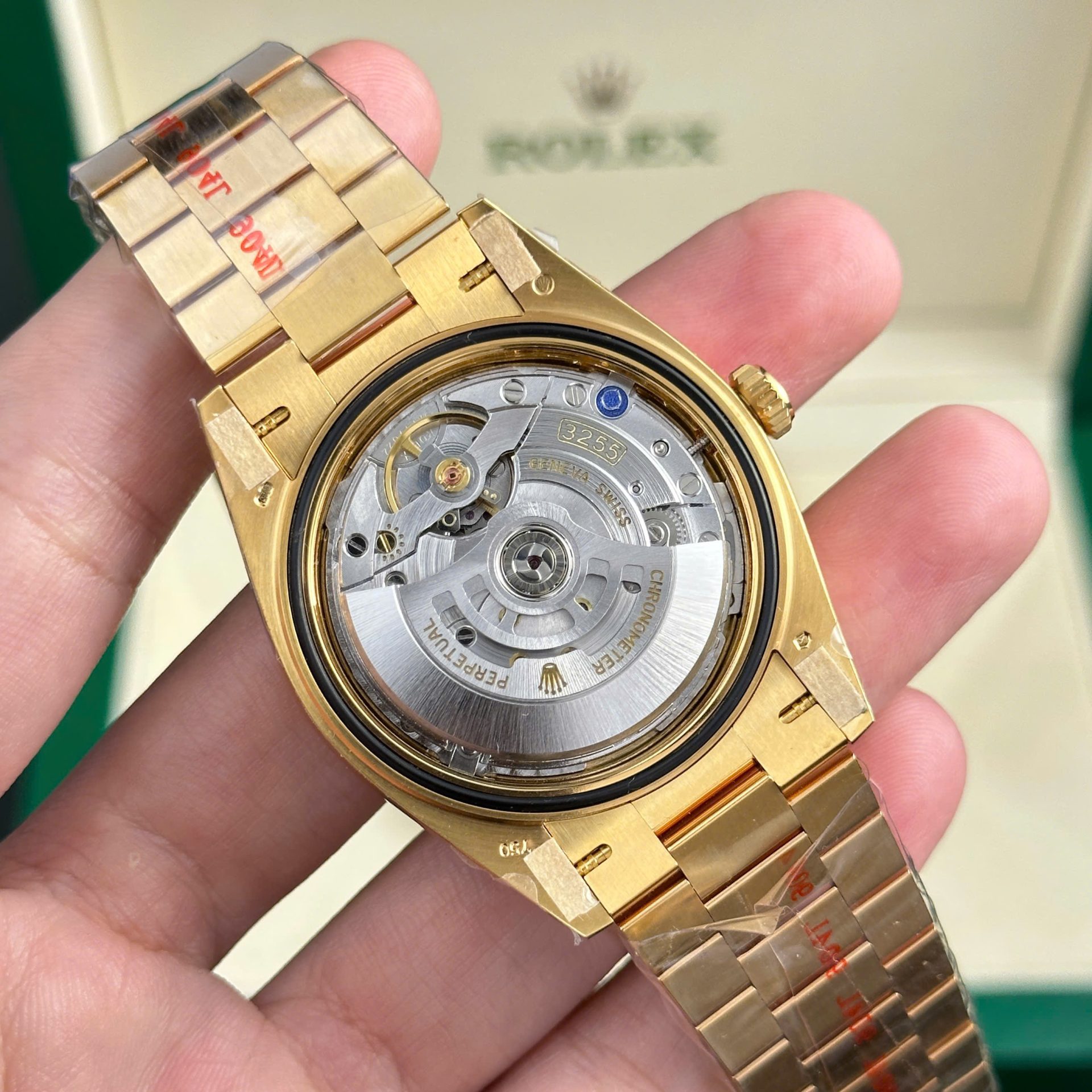 Super Clone Rolex Day-Date Champagne Diamond Dial 228238-0005 40 mm - Image 11