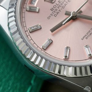 Super Clone Rolex Day-Date Pink Diamond Dial 128236-0024 36 mm - Image 7
