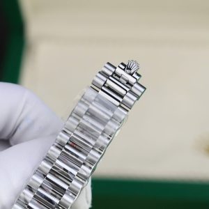 Super Clone Rolex Day-Date Diamond-Paved Dial 128349rbr-0006 36 mm - Imagen 12