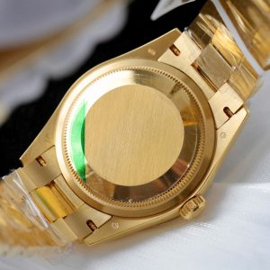 Super Clone Rolex Day-Date Bright Green Diamond Dial 128238-0130 36 mm - Imagen 8