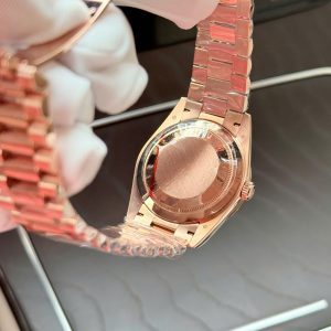 Super Clone Rolex Day-Date Chocolate Diamond Dial 228235-0003 40 mm – Image 7