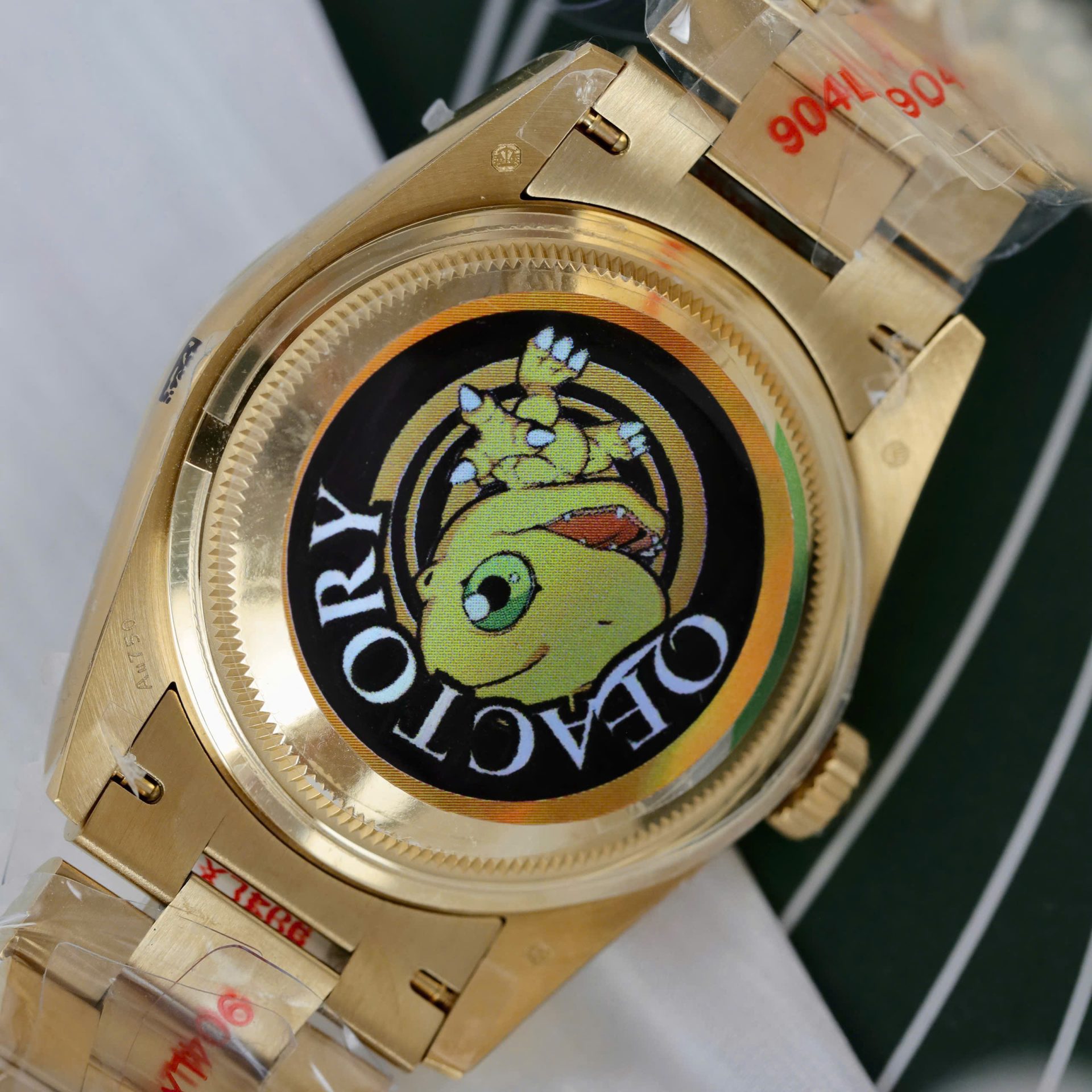 Super Clone Rolex Day-Date Champagne Diamond Dial 128238-0008 36 mm - Image 9