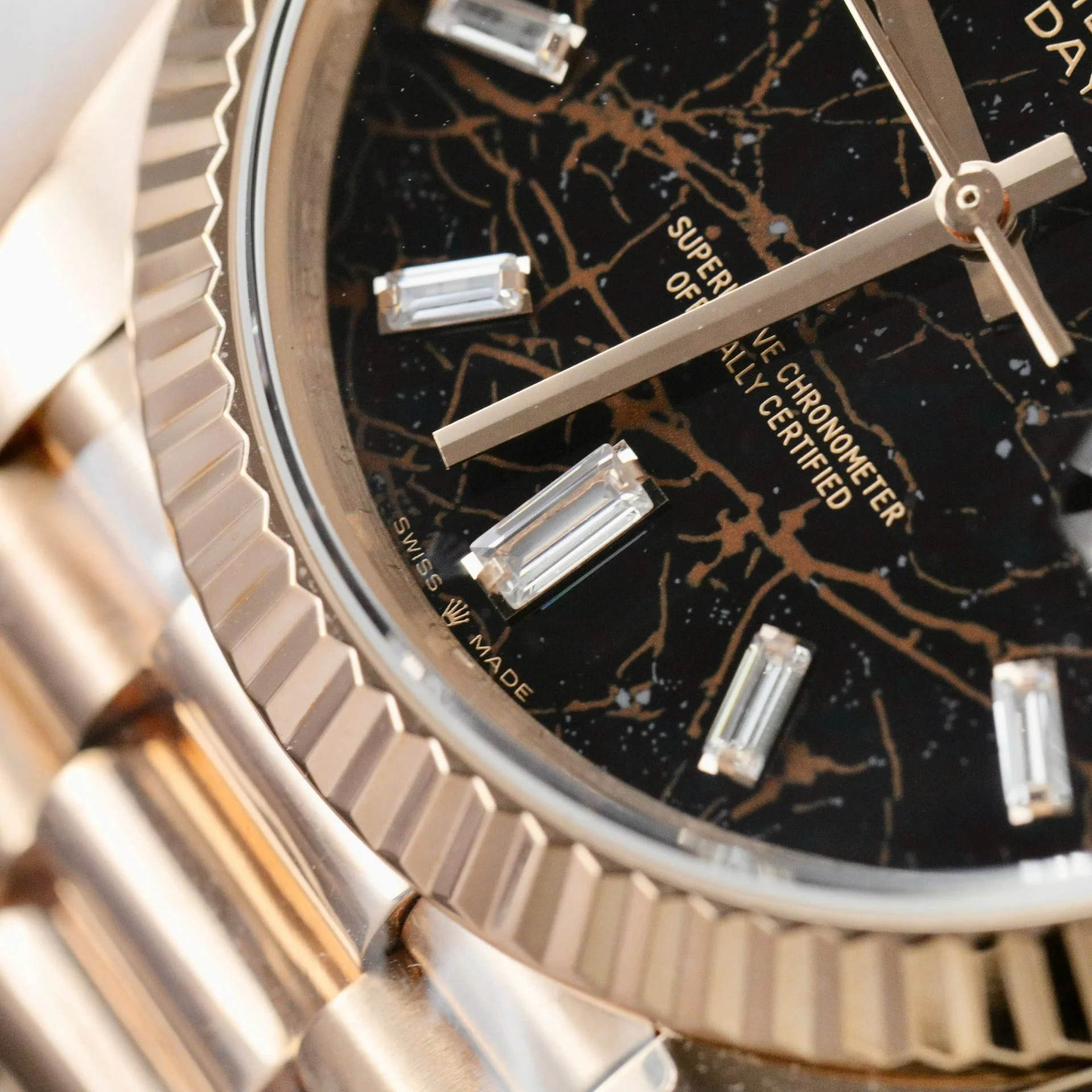 Super Clone Rolex Day-Date Eisenkiesel Diamond Dial 228235-0045 40 mm - Image 5