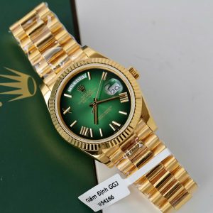 Vista alternativa de Super Clone Rolex Day-Date Green Ombré Dial 228238-0069 40 mm