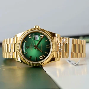 Super Clone Rolex Day-Date Green Ombré Dial 228238-0069 40 mm - Image 4