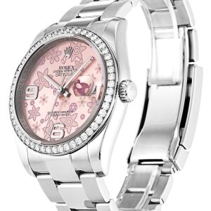 Rolex Datejust Pink Floral Dial 116244 - Image 2