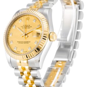 Rolex Datejust Lady Champagne Diamond Dial 178273 – Image 2
