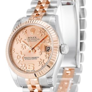 Rolex Datejust Mid-Size Pink Floral Dial 178271 - Image 2