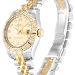Rolex Datejust Lady Pearl-Champagne Diamond Dial 179313 - Afbeelding 2