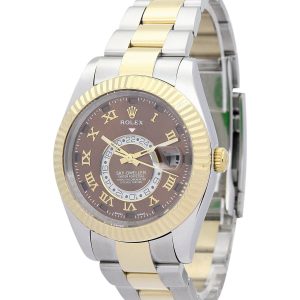 Vista alternativa de Rolex Sky-Dweller 326938 Gold & Silver