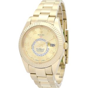 Alternative view of Rolex Sky-Dweller 326938 Champagne