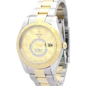 Alternative view of Rolex Sky-Dweller 326938 Gold