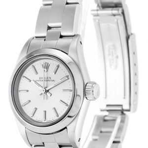 Alternative view of Rolex Lady Oyster Perpetual 26mm Silver 67180