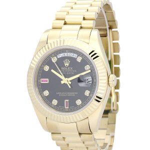Vista alternativa de Rolex Day-Date Black Dial 118238
