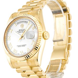 Vista alternativa de Rolex Day-Date White Dial 118238