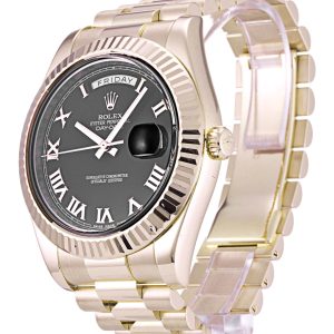 Vista alternativa de Rolex Day-Date II Black Dial 218235