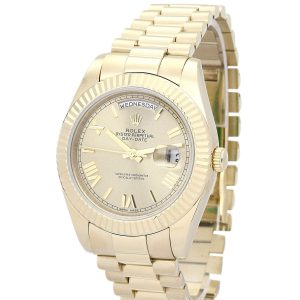 Vista alternativa de Rolex Day-Date II Gold Dial 218238