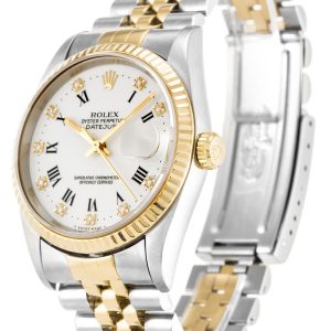 Alternative view of Rolex Datejust White Dial 16233
