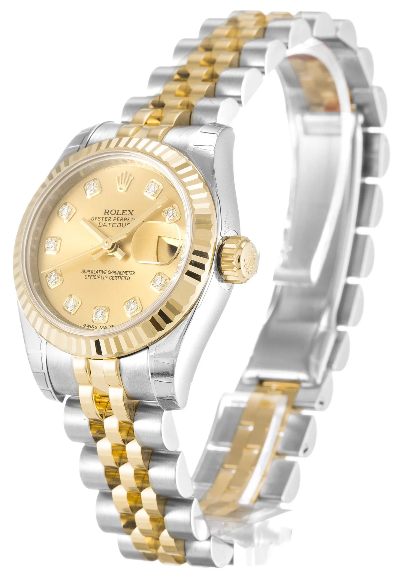 Rolex Datejust Lady Champagne Diamond Dial 179173 - الصورة 2