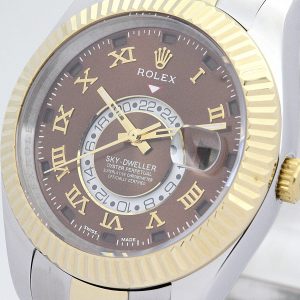 Rolex Sky-Dweller 326938 Gold & Silver - Image 3