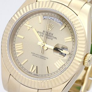 Rolex Day-Date II Gold Dial 218238 - Imagen 3