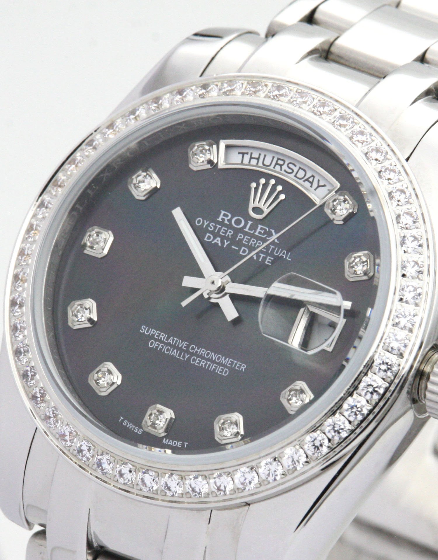 Rolex Day-Date Black Dial 118346 - Image 3