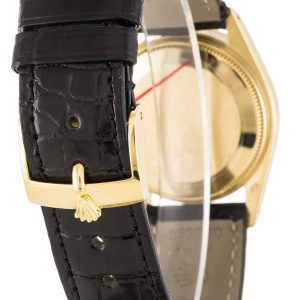⁦Rolex Datejust Black Dial Mid-Size 6827⁩ - الصورة ⁦3⁩