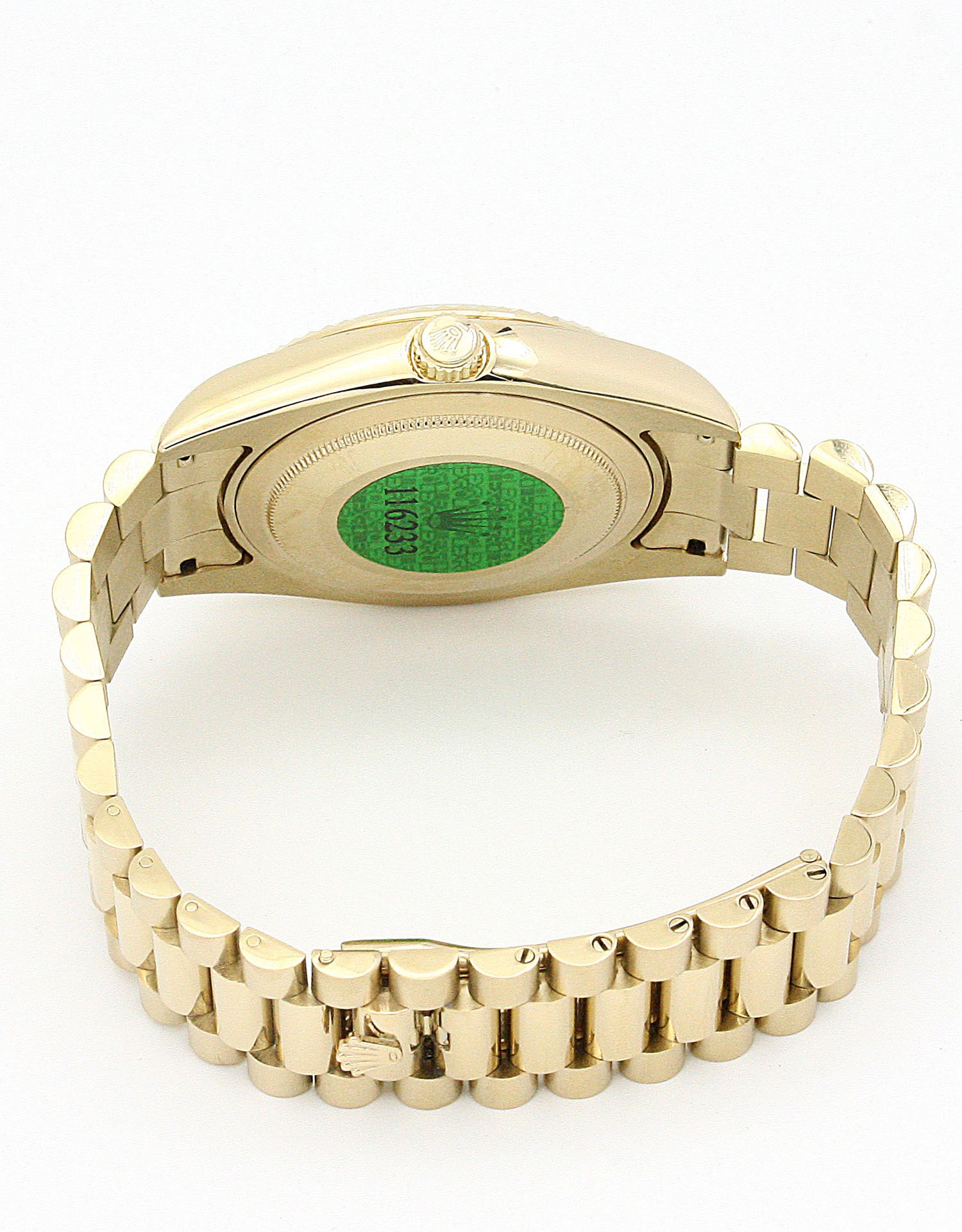 Rolex Day-Date II Gold Dial 218238 - Imagen 4