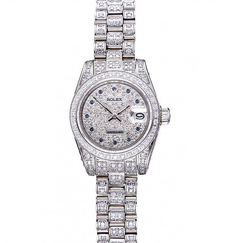 Super Clone Rolex DateJust Diamond Dial Stainless Steel 622022 - Image 11