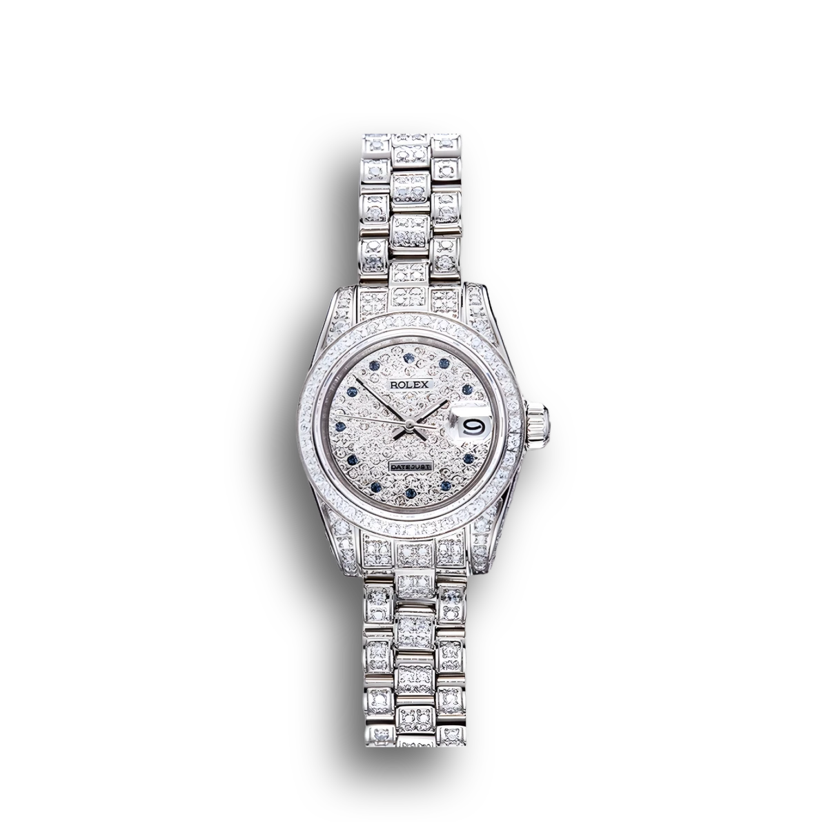 Super Clone Rolex DateJust Diamond Dial Stainless Steel 622022