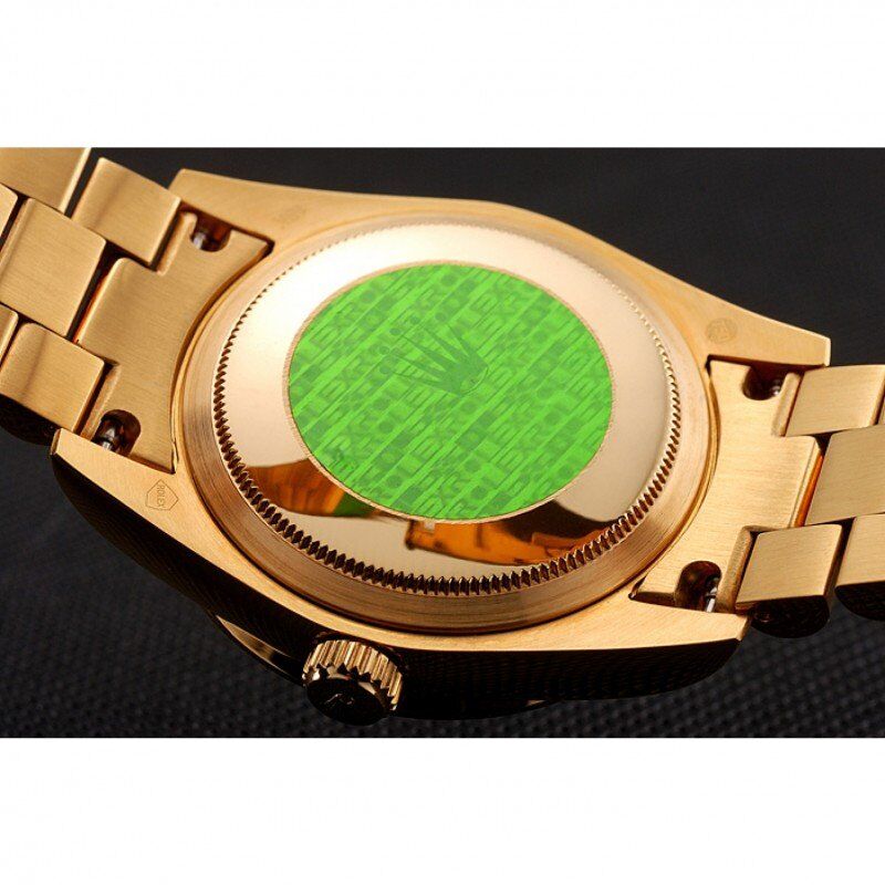 Super Clone Rolex Day-Date Diamond Pave Dial Gold Diamond Bracelet 1453956 - Afbeelding 7