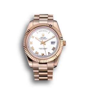 Rolex Day-Date White Dial Gold Bracelet 622546