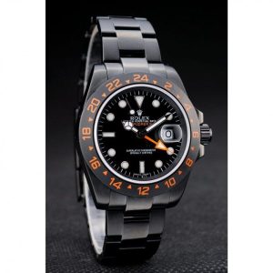 Super Clone Rolex Explorer Black Ceramic Bezel Black Dial Watch 98240 - Imagen 3