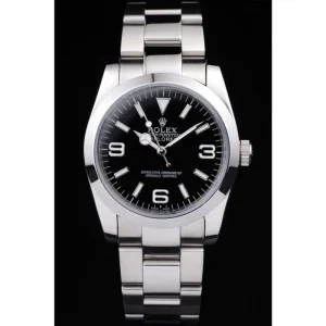 Rolex Explorer Polished Stainless Steel Black Dial 98087 - Image 2