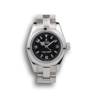 Rolex Explorer Polished Stainless Steel Black Dial 98089
