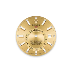 Rolex Sky-Dweller: 42 mm, Oystersteel and yellow gold with a champagne-colour dial and a Jubilee bracelet, m336933-0002 - Image 6