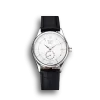 Super Clone Rolex Cellini White Dial Stainless Steel Case Black Leather Strap