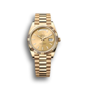 Rolex Day-Date II Champagne Dial 218238