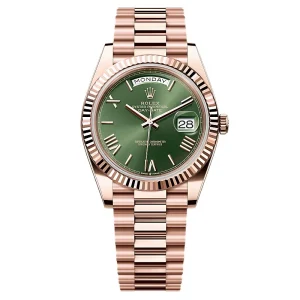 Super Clone Rolex Day-Date Olive Green Dial 228235-0025 40 mm