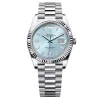 Super Clone Rolex Day-Date Ice Blue Diamond Dial 228236-0006 40 mm