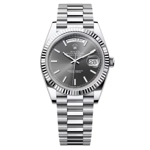 Super Clone Rolex Day-Date Slate Dial 228236-0013 40 mm