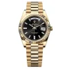 Super Clone Rolex Day-Date Bright Black Diamond Dial 228238-0004 40 mm