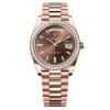 Super Clone Rolex Day-Date Chocolate Diamond Dial 228345rbr-0006 40 mm