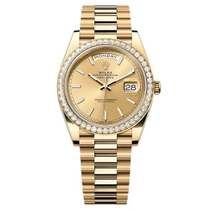Super Clone Rolex Day-Date Champagne Dial 228348rbr-0008 40 mm