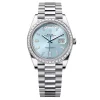 Super Clone Rolex Day-Date Ice Blue Diamond Dial 228396tbr-0002 40 mm